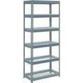 Global Equipment Extra Heavy Duty Shelving 36"W x 18"D x 60"H With 6 Shelves, Wire Deck, Gry 717187